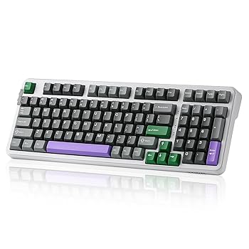 Amazon | YUNZII B98 メカニカルキーボード ワイヤレス 98キー